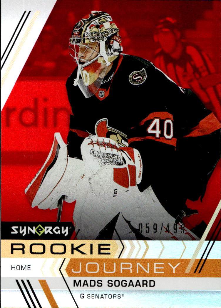 Rookie Red Journey Home MADS SOGAARD 22-23 UD Synergy /499