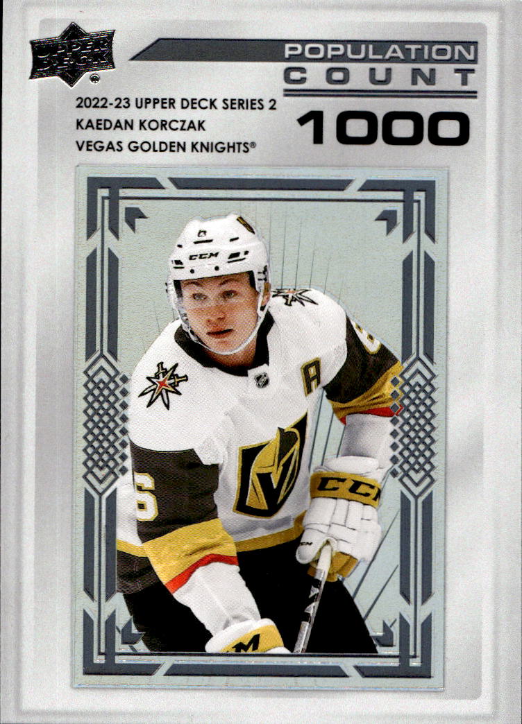 Rookie Population Count KAEDAN KORCZAK 22-23 UD Series 2 /1000