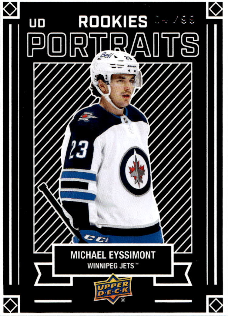 Rookie Silver Frame UD Portraits MICHAEL EYSSIMONT 22-23 UD Series 2 /99