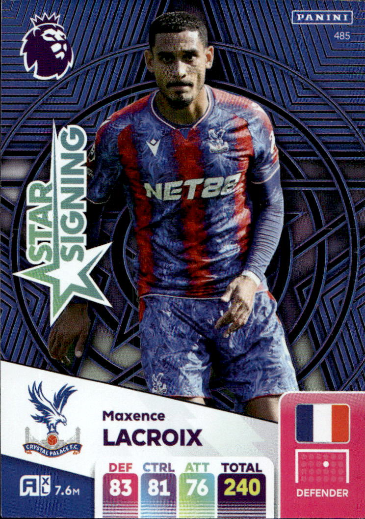 Star Signing MAXENCE LACROIX 2025 Panini Adrenalyn XL Premier League