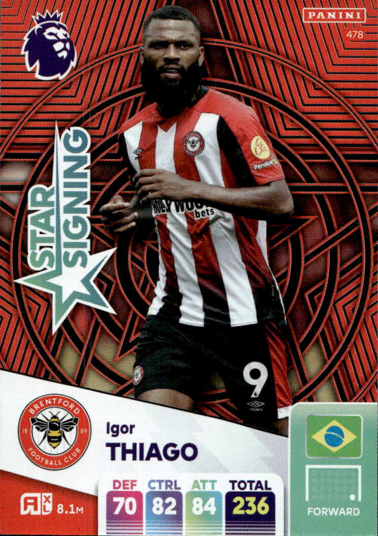 Star Signing IGOR THIAGO 2025 Panini Adrenalyn XL Premier League