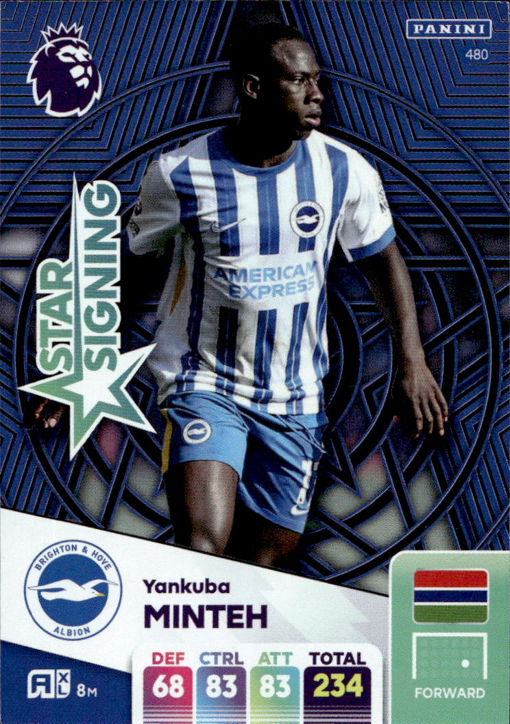 Star Signing YANKUBA MINTEH 2025 Panini Adrenalyn XL Premier League