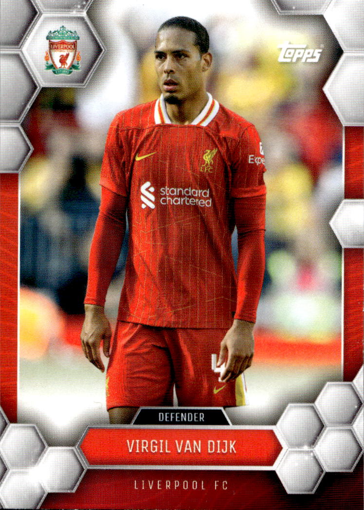VIRGIL VAN DIJK 24-25 Topps Liverpool Official Fan Set