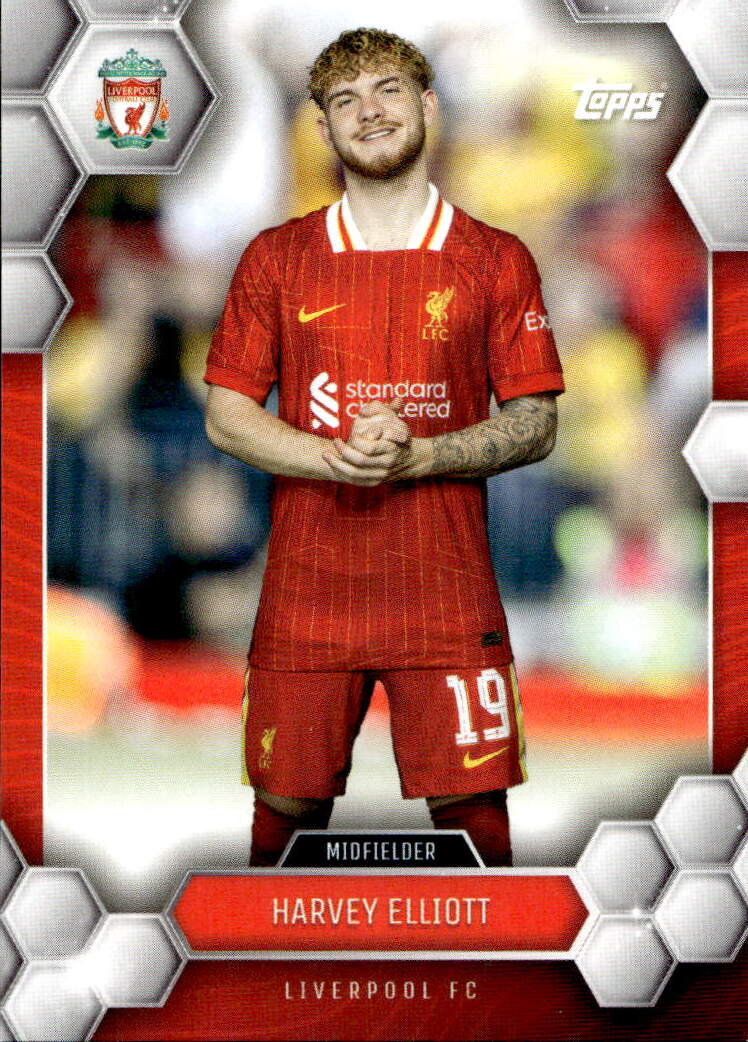HARVEY ELLIOTT 24-25 Topps Liverpool Official Fan Set