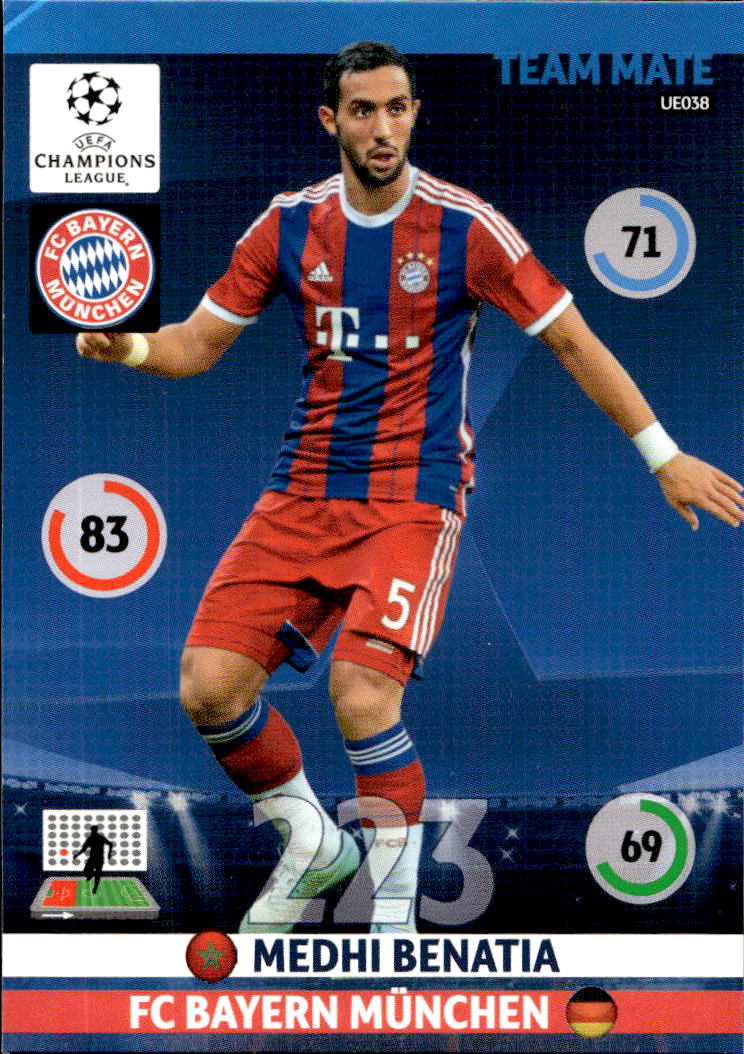 MEDHI BENATIA 14-15 Panini Adrenalyn XL UCL Update