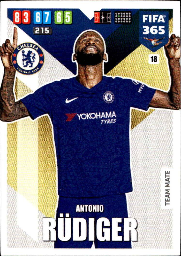 ANTONIO RUDIGER 2020 Panini FIFA 365