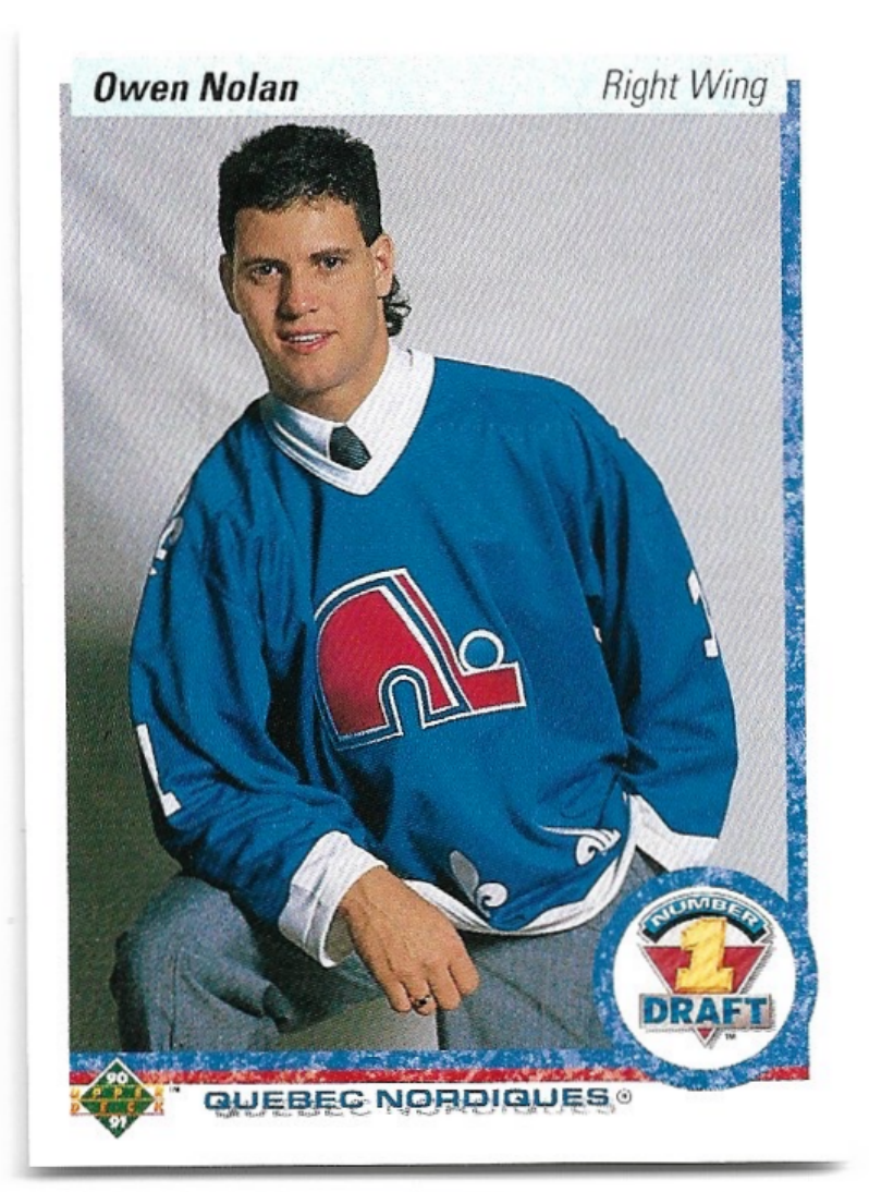 Rookie OWEN NOLAN 90-91 Upper Deck
