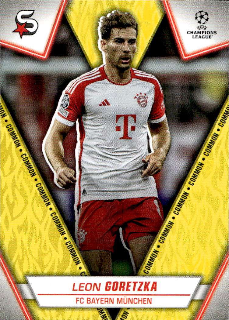Variations Common Yellow LEON GORETZKA 23-24 Topps UEFA Superstars