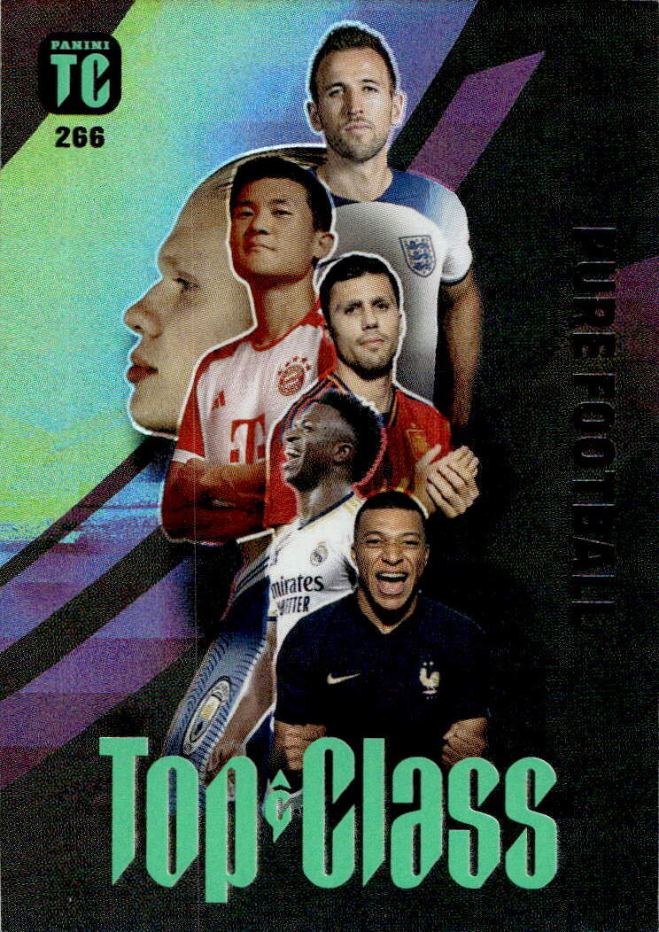 Pure Fotball HALLAND/KANE/KIM/RODRI/VINNI JR./MBAPPE 2024 Panini Top Class