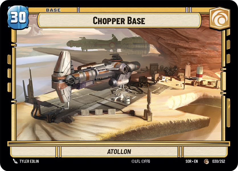 Base - CHOPPER BASE/EXPERIENCE TOKEN - Unlimited Spark of Rebellion