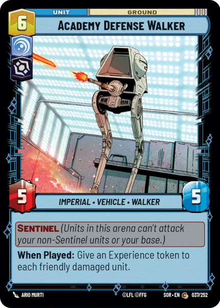 ACADEMY DEFENSE WALKER - Unlimited Spark of Rebellion