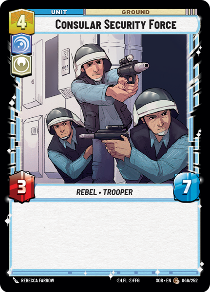 CONSULAR SECURITY FORCE - Unlimited Spark of Rebellion