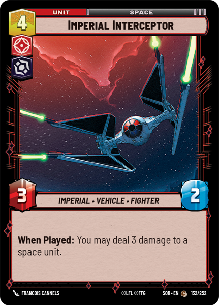 IMPERIAL INTERCEPTOR - Unlimited Spark of Rebellion
