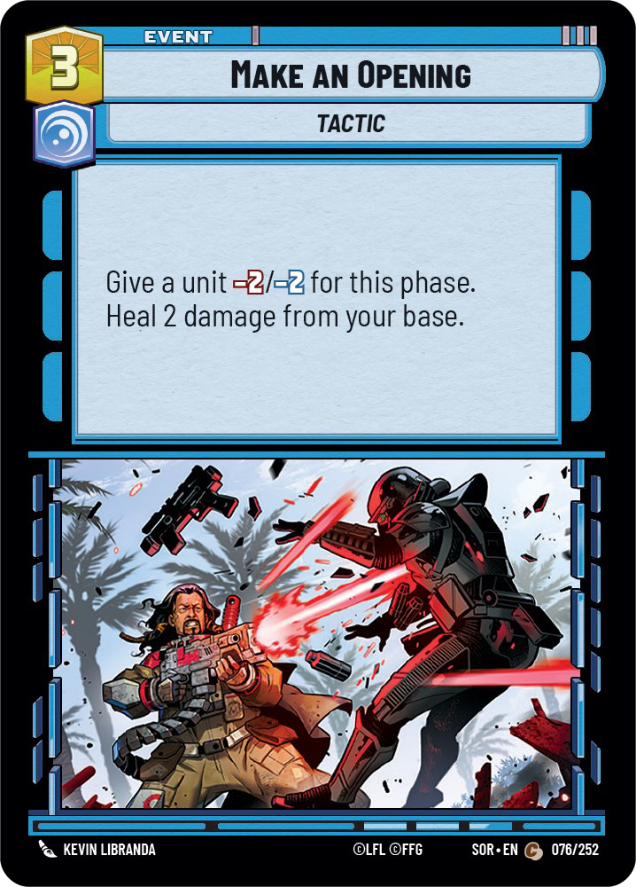 Foil - MAKE AN OPENING - Unlimited Spark of Rebellion