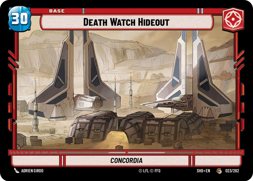 Base - DEATH WATCH HIDEOUT/EXPERIENCE TOKEN - Unlimited Shadows of the Galaxy
