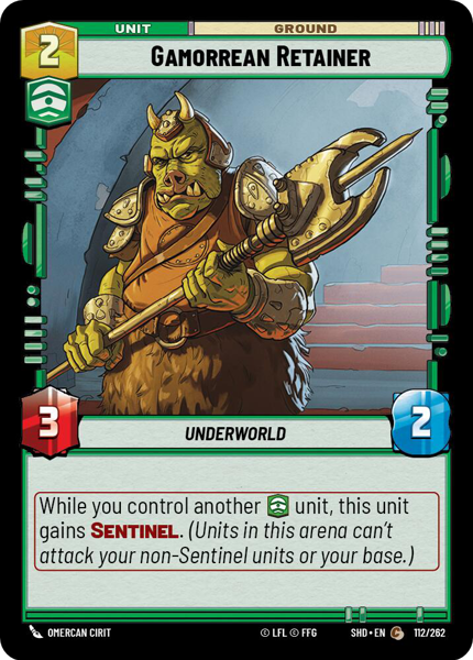 GAMORREAN RETAINER - Unlimited Shadows of the Galaxy