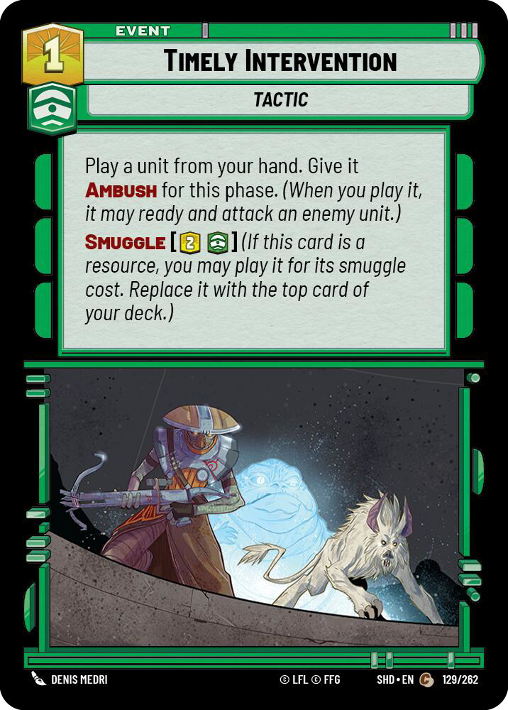 TIMELY INTERVENTION - Unlimited Shadows of the Galaxy