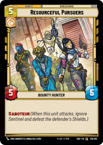 RESOURCEFUL PURSUERS - Unlimited Shadows of the Galaxy
