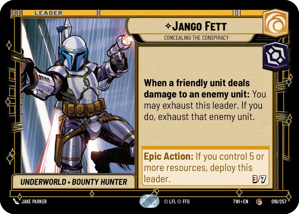 Leader - JANGO FETT - Unlimited Twilight of the Republic