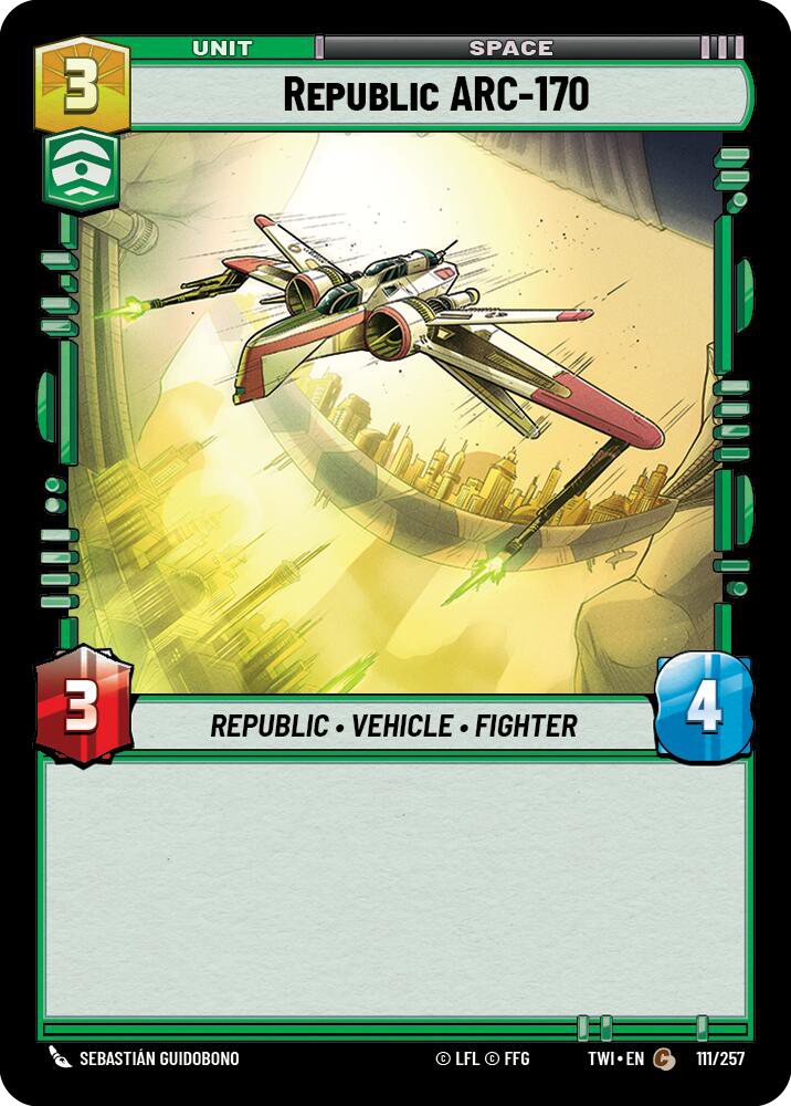 REPUBLIC ARC-170 - Unlimited Twilight of the Republic