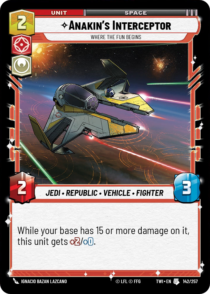 ANAKIN'S INTERCEPTOR - Unlimited Twilight of the Republic