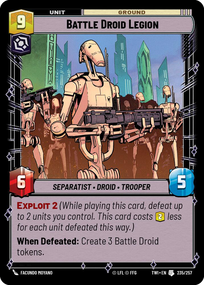 BATTLE DROID LEGION - Unlimited Twilight of the Republic