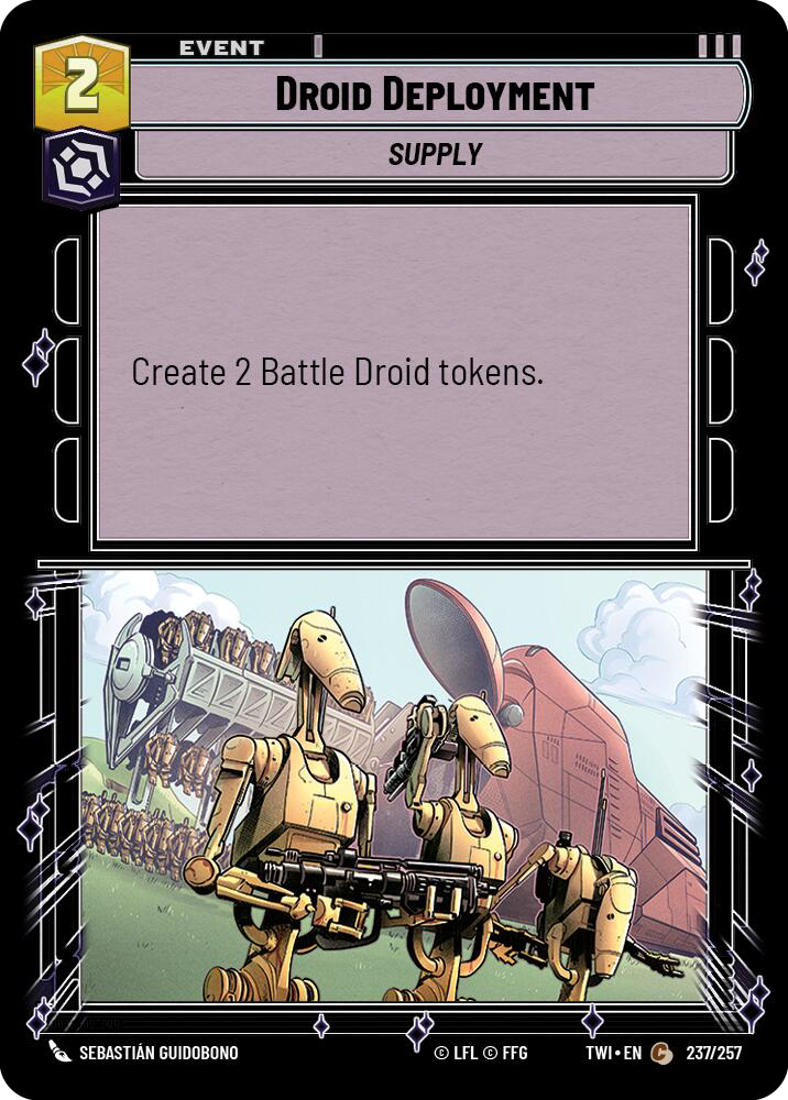 DROID DEPLOYMENT - Unlimited Twilight of the Republic