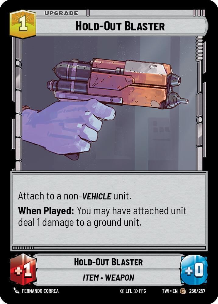 HOLD-OUT BLASTER - Unlimited Twilight of the Republic
