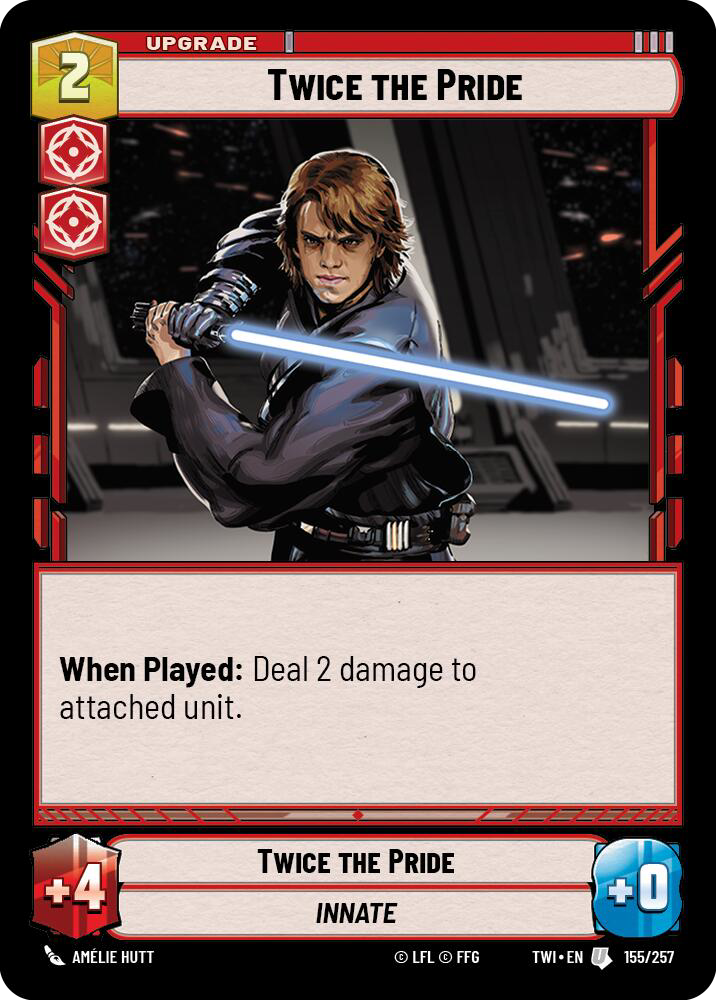 Foil - TWICE THE PRIDE - Unlimited Twilight of the Republic