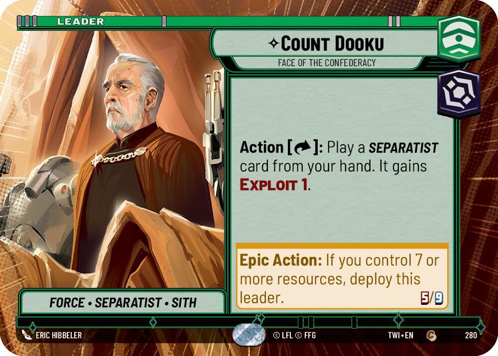 Hyperspace - Leader - COUNT DOOKU - Unlimited Twilight of the Republic