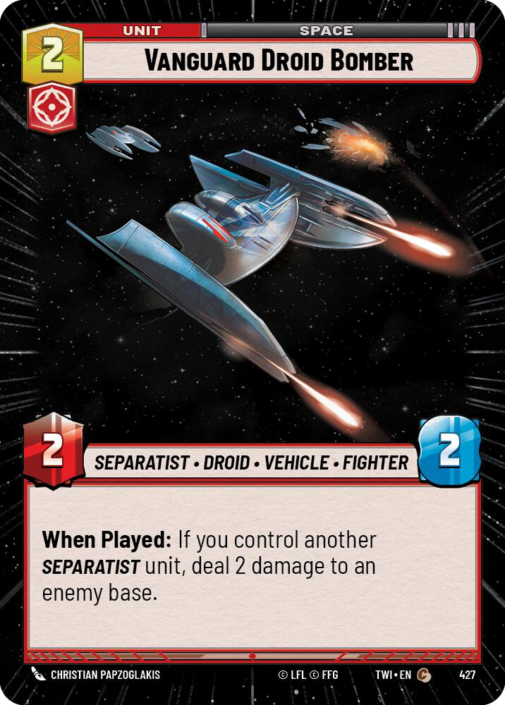 Hyperspace - VANGUARD DROID BOMBER - Unlimited Twilight of the Republic