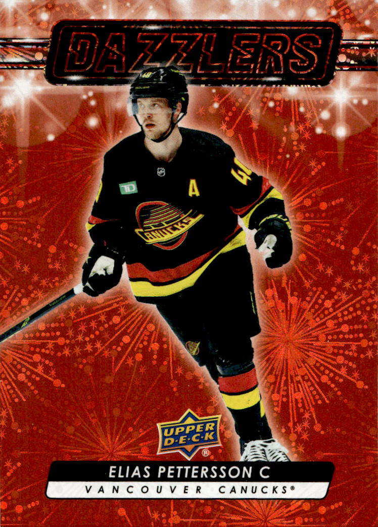 Dazzlers Orange ELIAS PETTERSSON 23-24 UD Series 2