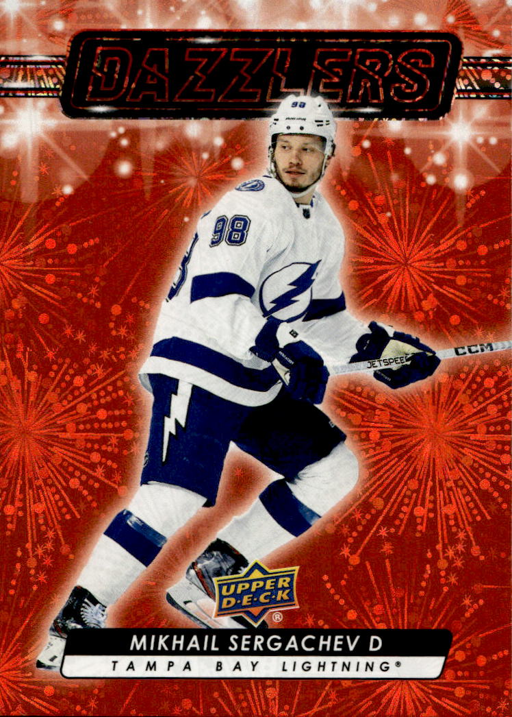 Dazzlers Orange MIKHAIL SERGACHEV 23-24 UD Series 2