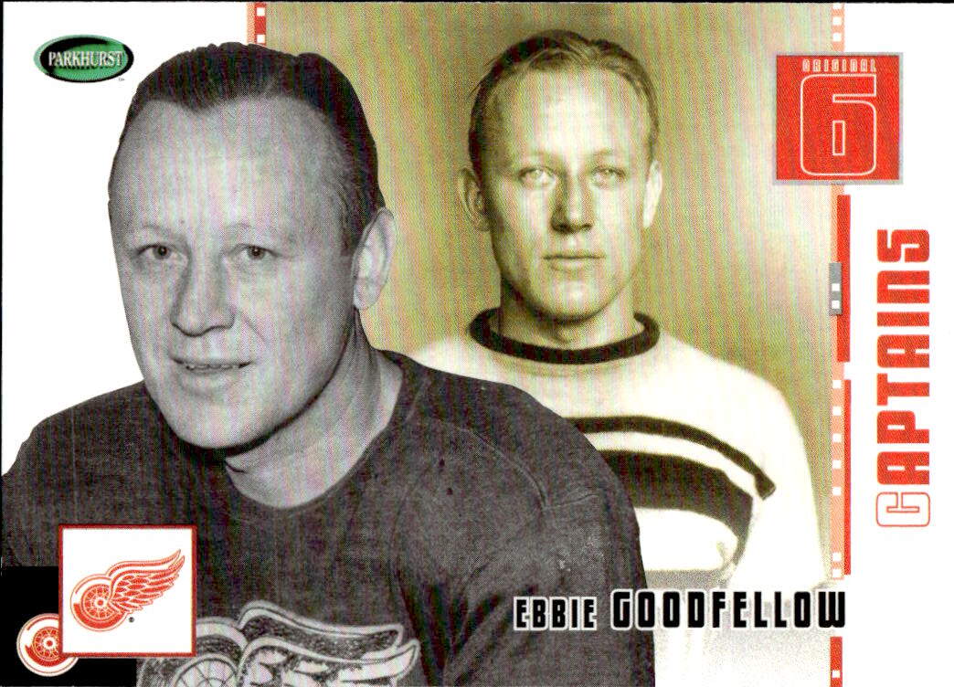 Captains EBBIE GOODFELLOW 03-04 Parkhurst Original Six Detroit Red Wings