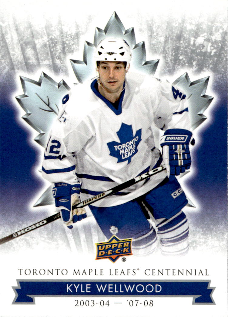 KYLE WELLWOOD 17-18 Upper Deck Toronto Maple Leafs Centennial