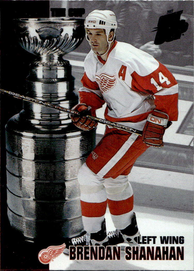 Raising the Cup BRENDAN SHANAHAN 02-03 Pacific Quest for the Cup