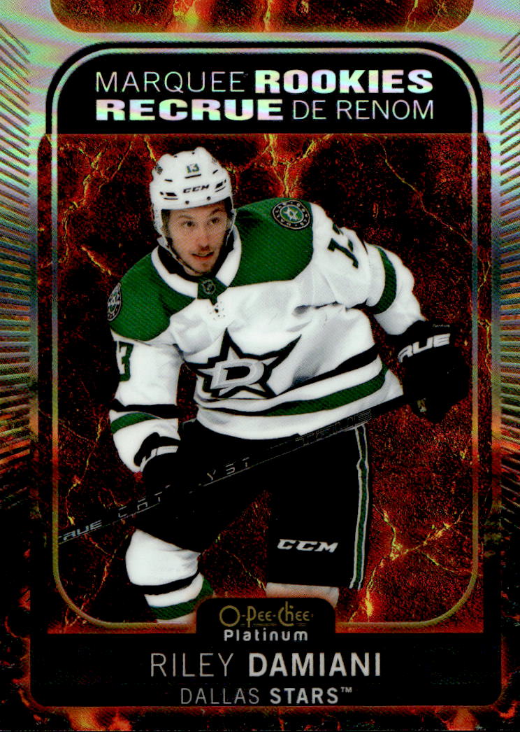 Hot Magma Marquee Rookies RILEY DAMIANI 21-22 UD O-Pee-Chee OPC Platinum /499