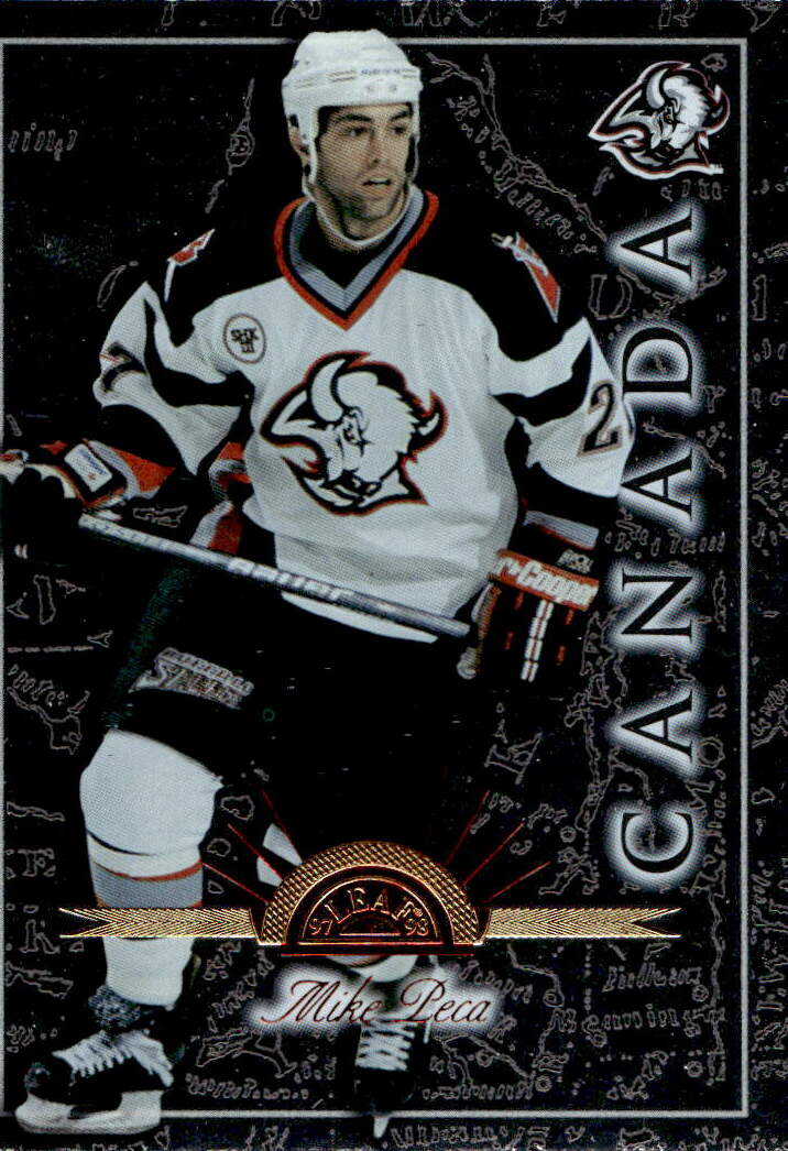 MICHAEL PECA 97-98 Leaf International Stars
