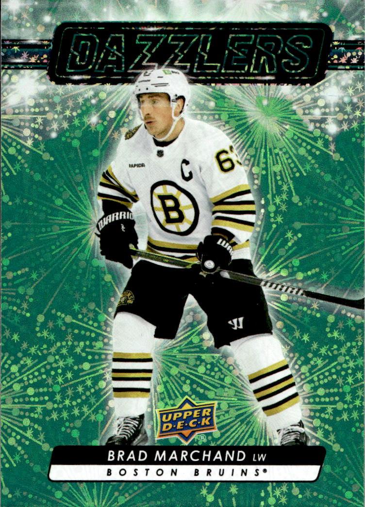 Dazzlers Green BRAD MARCHAND 23-24 UD Extended Series