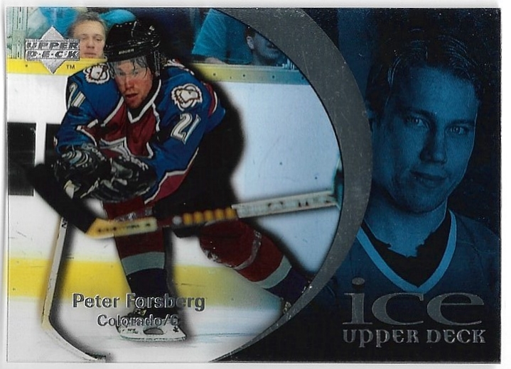 PETER FORSBERG 97-98 UD Ice