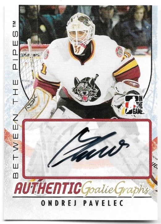 Auto GoalieGraphs ONDŘEJ PAVELEC 07-08 In the Game Between the Pipes