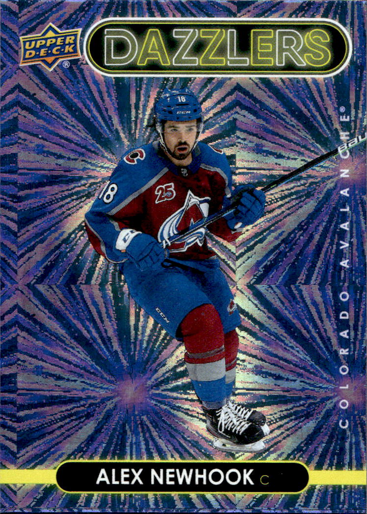 Rookie Dazzlers Purple ALEX NEWHOOK 21-22 UD Series 1