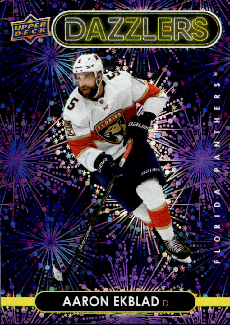 Dazzlers Purple AARON EKBLAD 21-22 UD Series 2
