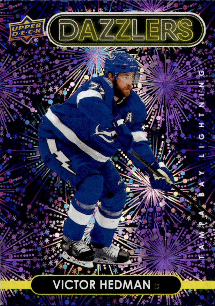 Dazzlers Purple VICTOR HEDMAN 21-22 UD Series 2