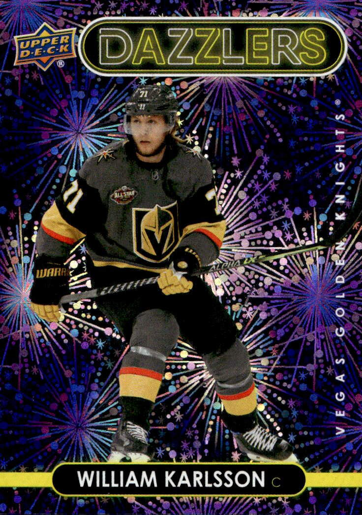 Dazzlers Purple WILLIAM KARLSSON 21-22 UD Series 2