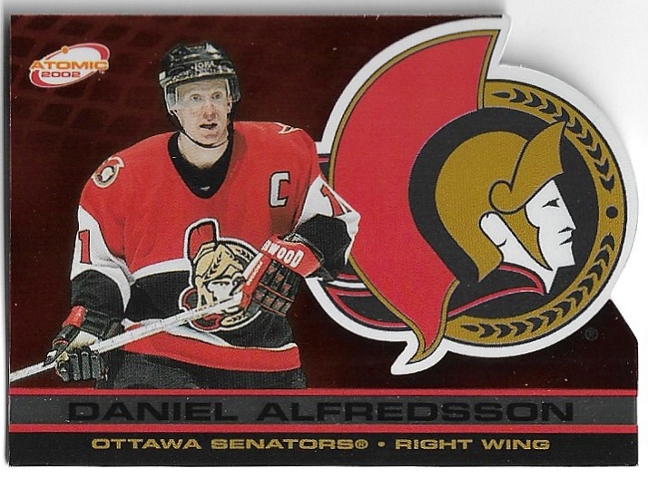 Die-Cut DANIEL ALFREDSSON 01-02 Pacific Atomic