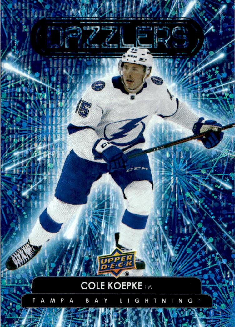 Rookie Dazzlers Blue COLE KOEPKE 22-23 UD Series 2