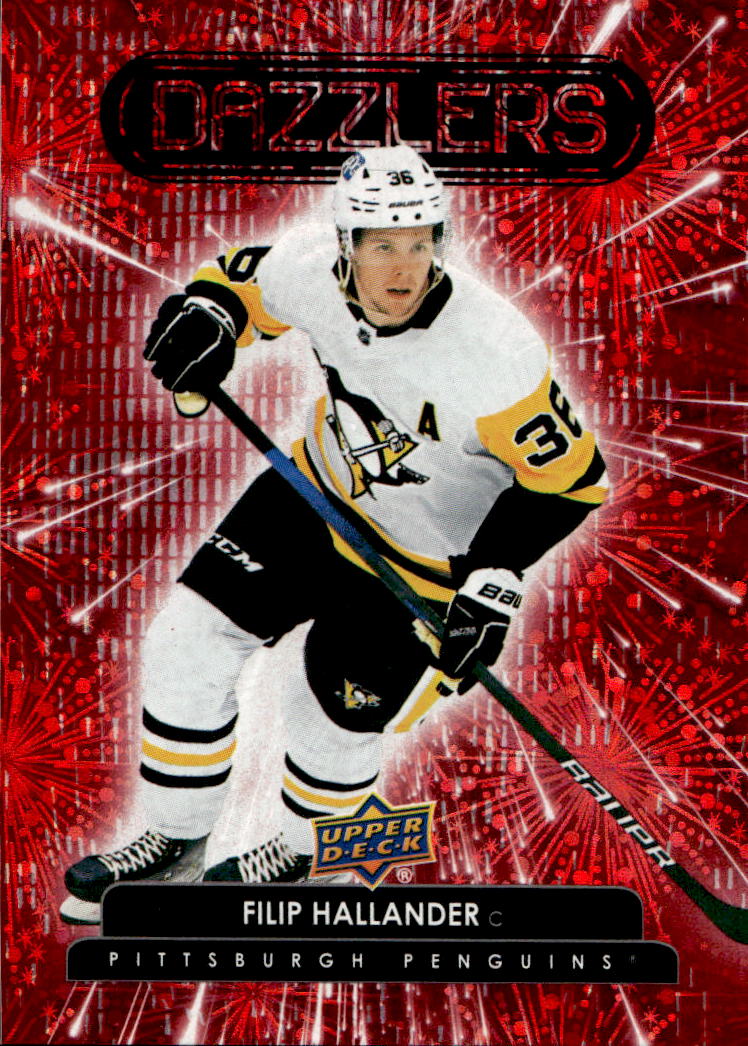 Rookie Dazzlers Red FILIP HALLANDER 22-23 UD Series 2