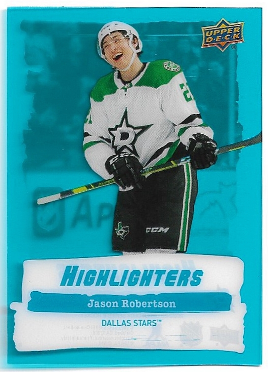 Blue Highlighters JASON ROBERTSON 22-23 UD Series 2