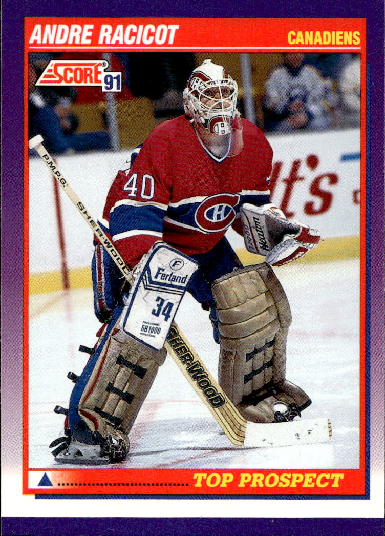 Rookie Top Prospect ANDRE RACICOT 91-92 Score American